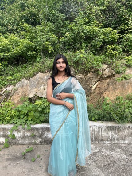 Mishti 🍒 - Pastel blue twill net